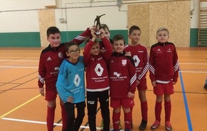Les U11 A vaiqueurs du dernier tournoi de l'année