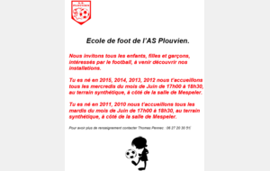 Portes ouvertes école de foot
