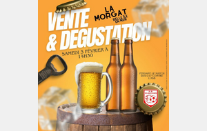 Opération vente de bière artisanale samedi 3 février à la buvette du stade Jo Bothorel