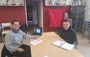 Préparation du rassemblement départemental U11 F et U13 F avec le district de football du finistère