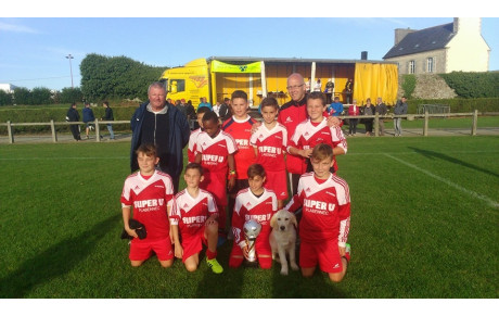 Les U13 gagnent à Plouneventer !!!!