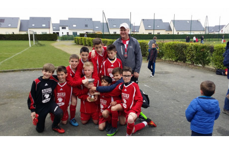 Victoire des U13B au tournoi de Plouedern
