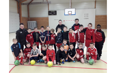 École de foot. Des mini-tournois de Noël 