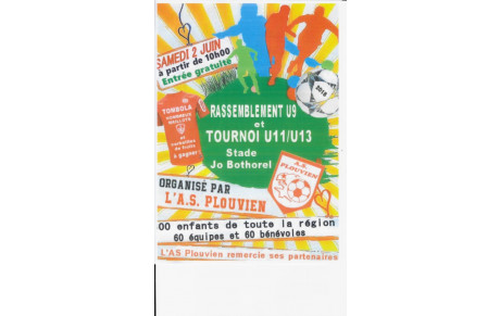 TOURNOI DE L'ASP SAMEDI 2 JUIN
