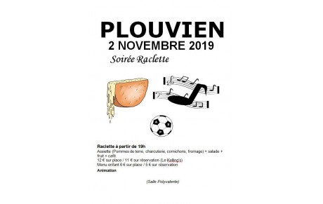 Soirée Raclette du samedi 02 novembre 2019 organisée par A.S.P