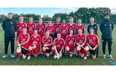 Premier match des filles de l'ASP.