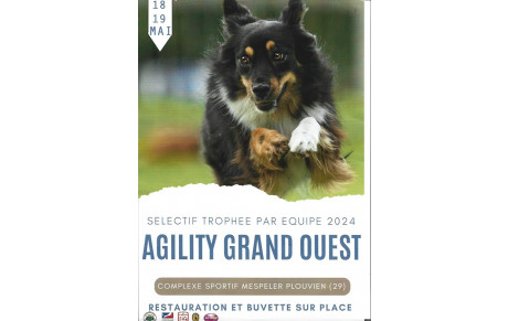 L'ASP partenaire du concours d'Agility  Grand Ouest des 18 et 19 mai