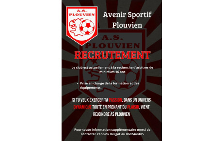 L'ASP recherche des arbitres !